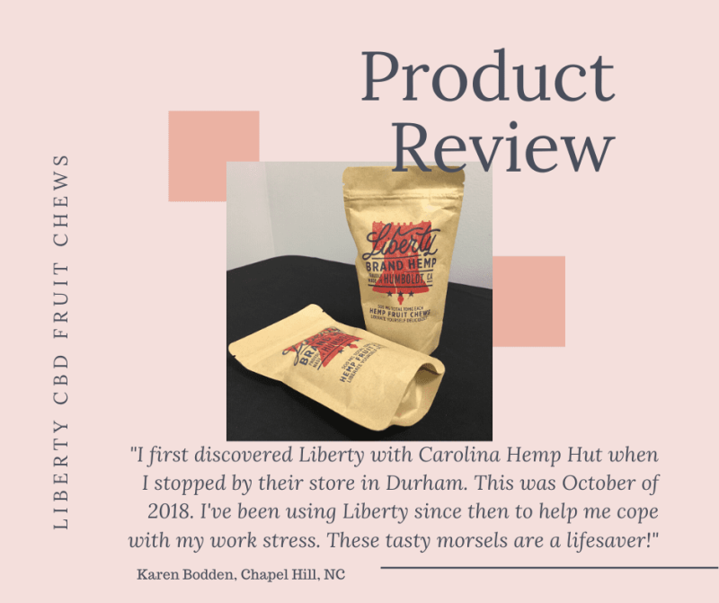Liberty Gummies Fruit Chews CBD spirulina and Termeric