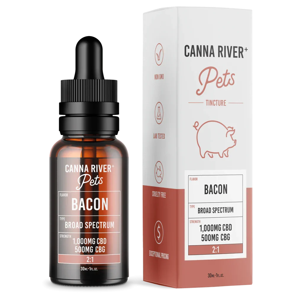 Bacon Flavored CBD drops for cats and dogs