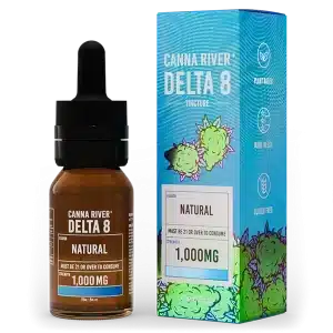 Delta 8 Tincture | Canna River 1000mg Natural (unflavored)