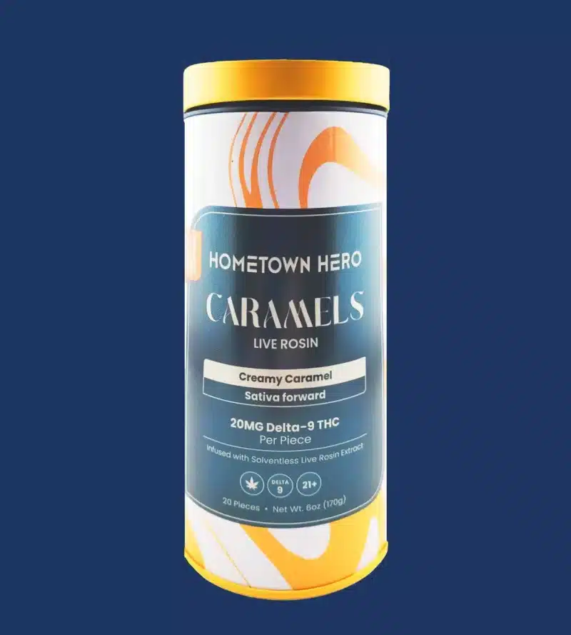 Luxury Caramel Delta-9 Live Rosin | Hometown Hero