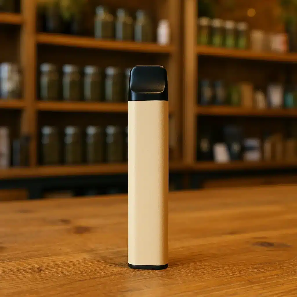 Mushroom or Hemp Disposable Vape, A battery for a disposable vape for thc, cbd, delta 8, or THCA