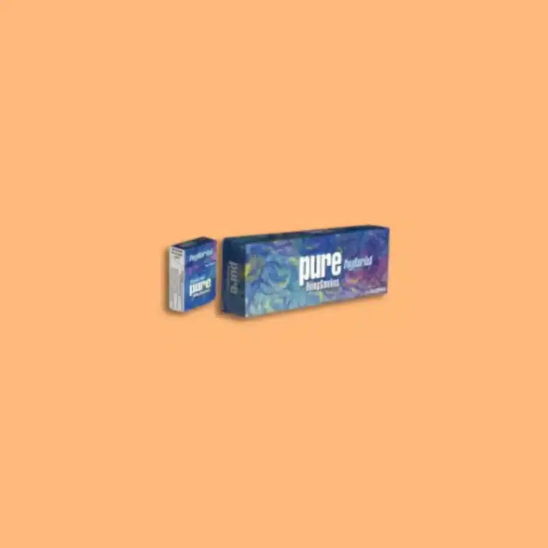 75mg CBD in eadh of these Hybrid hemp sticks from Pure Hemp. Pure Hemp smokes Hybrid are a great balance for enjoying the benefits of hemp and taste while avoiding nicotine and tobacco.