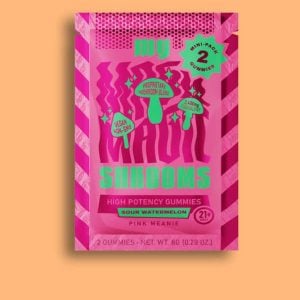 Tropical Punch flavor proprietary mushroom blend gummies 1200mg per pack