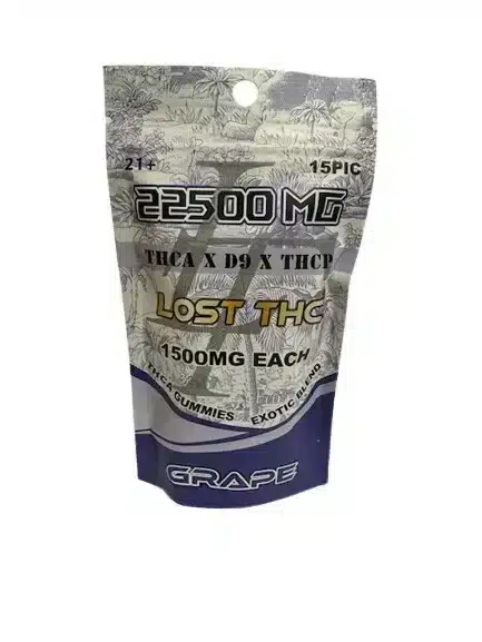 Lost THC Gummies Exotic Blend THCA | Delta 9 | THCP- 22500mg (15pc) - Image 4