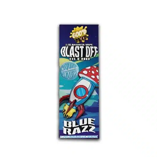Goo'd Blast Off Shroom Vape Amanita Blue Razz