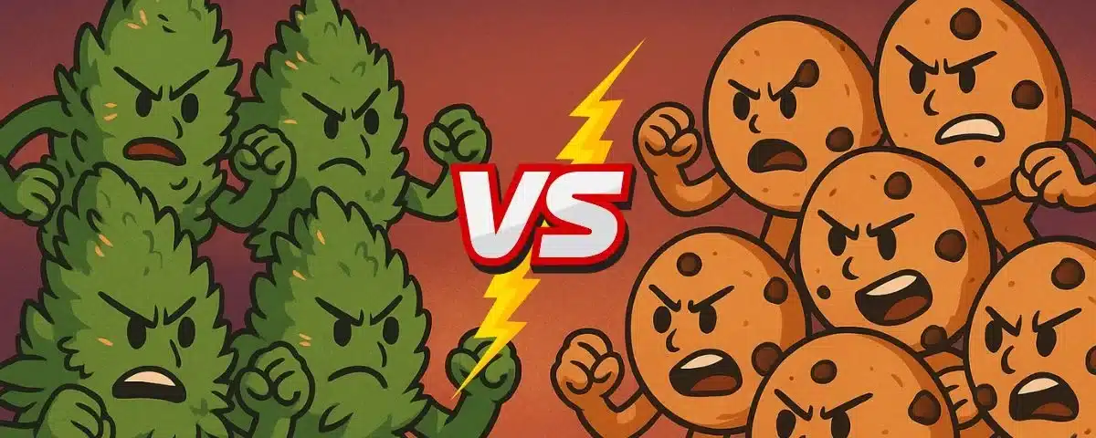 THCA Flower vs Delta 9 Cookies battle royale