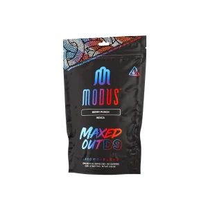 Modus Maxed Out D9 Indica disposable vape cartridge from Carolina Hemp Hut