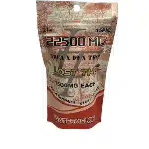 Lost THC Gummies Exotic Blend THCA | Delta 9 | THCP- 22500mg (15pc)