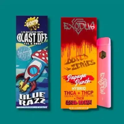 Goo'd blast off vape and Exodus Zooted vape in Hillsborough