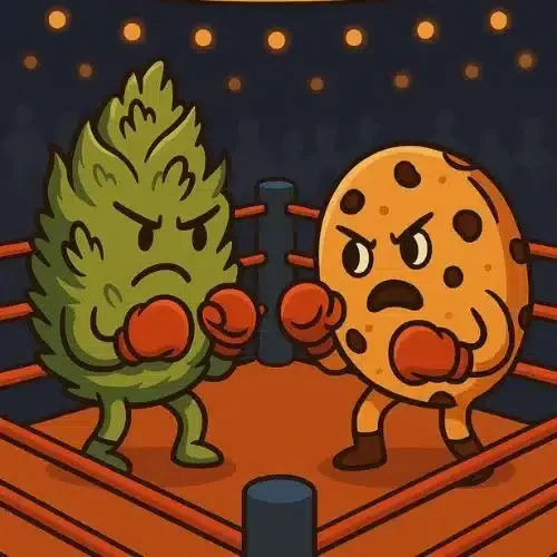 cookie vs D9 THCA Flower vs Dela 9 cookies, total knock out.