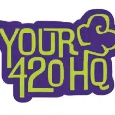 Your 420 HQ logo for Delta 9 THC gummies, vapes, and hemp products.